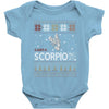 santa scorpio christmas ugly t shirts Baby Onesie