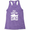 reel great dad Racerback Tank