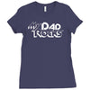 my dad rocks Ladies Fitted T-Shirt