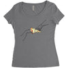 Creation of Adam Pizza Women's Triblend Scoop T-shirt