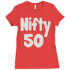 nifty 50 Ladies Fitted T-Shirt