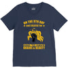 on the 8th day god created the redhead because someone had to have bra V-Neck Tee