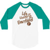 the answer to the question 3/4 Sleeve Shirt