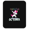 october born unicorns Mousepad