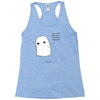 sad ghost Racerback Tank
