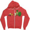 mean fruit Zipper Hoodie