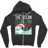 the ocean is calling Zipper Hoodie