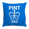 british pint funny Throw Pillow