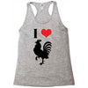 i love cock Racerback Tank