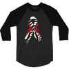 carcinoid cancer ribbon and rose 3/4 Sleeve Shirt
