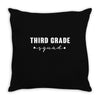 third grade squad Throw Pillow