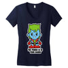 lil captain planet Women's V-Neck T-Shirt