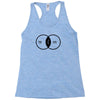 music elitism venn diagram musician indie snob rock geek shirt t shirt Racerback Tank