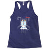 all play and no work Racerback Tank