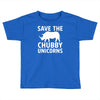 save the chubby unicorns Toddler T-shirt