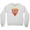 feed me pizza tell me i'm pretty Crewneck Sweatshirt