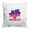 mistress widow Throw Pillow