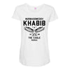 khabib the eagle Maternity Scoop Neck T-shirt