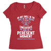 do not dwell in the past do not dream of the future concentrate the mi Women's Triblend Scoop T-shirt