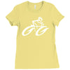 cyclist road bike biking Ladies Fitted T-Shirt