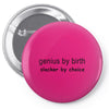 genius by birth slacker by choice t shirt large funny nerd tee slacker Pin-back button
