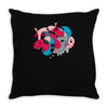 rhino splat Throw Pillow