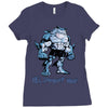muscle shark its summer time Ladies Fitted T-Shirt