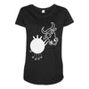 crazy cow Maternity Scoop Neck T-shirt
