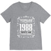 vintage made in 1988 perfectly aged a living legend V-Neck Tee