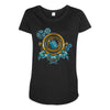 turn the time twist the space Maternity Scoop Neck T-shirt