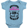 I Have A Pretty Granddaughter Gun A Shovel And An Alibi Baby Bodysuit