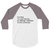 the oc allergic reaction 3/4 Sleeve Shirt