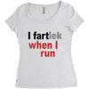 funny i fartlek Women's Triblend Scoop T-shirt