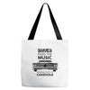 driver picks the music passenger shuts his cakehole Tote Bags