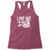 i put out for santa claus Racerback Tank