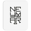 neyma black logo Mousepad