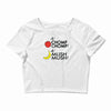 a'chomp chomp! Crop Top
