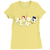 vowel party time Ladies Fitted T-Shirt