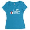 case ih farm center line Women's Triblend Scoop T-shirt
