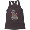 colorful boxer Racerback Tank