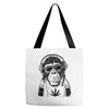 monkey hipster Tote Bags