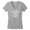 loving halloween is right Women's V-Neck T-Shirt