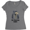phantom tardis Women's Triblend Scoop T-shirt