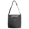 speak whale Adjustable Strap Totes