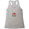 I LOVE DAD Racerback Tank