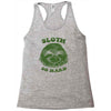sloth so hard Racerback Tank
