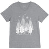 camp line V-Neck Tee