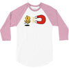 khaki chick magnet 3/4 Sleeve Shirt