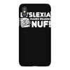 dyslexia makes reading nuf iPhoneX Case
