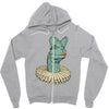 elizabethan dilophosaurus Zipper Hoodie